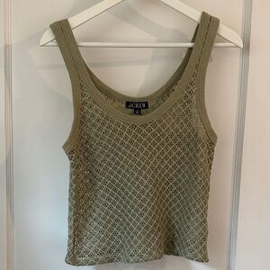 J. Crew Khaki Knit Tank Top